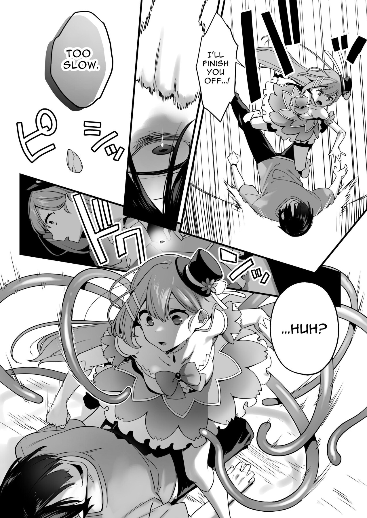 Hentai Manga Comic-Since I became a pawn of evil... I'll disgrace the magical girl-Read-11